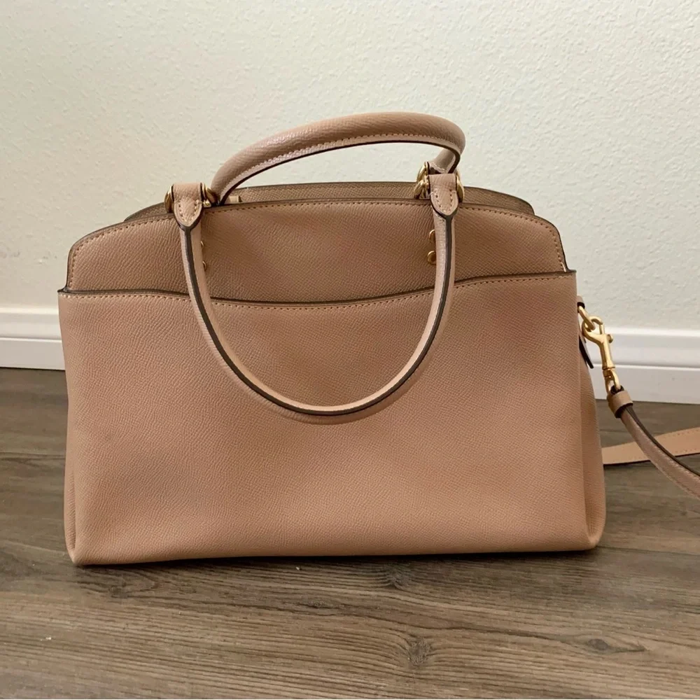 Coach Handbag Lily Carriall Cross Gray Shoulder Bag